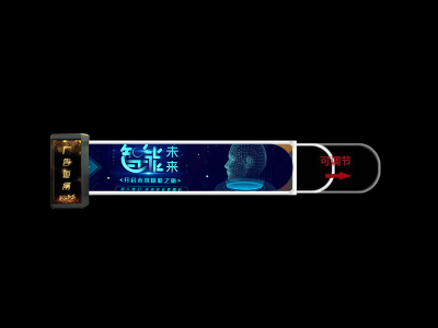 阑防系列灯箱广告闸